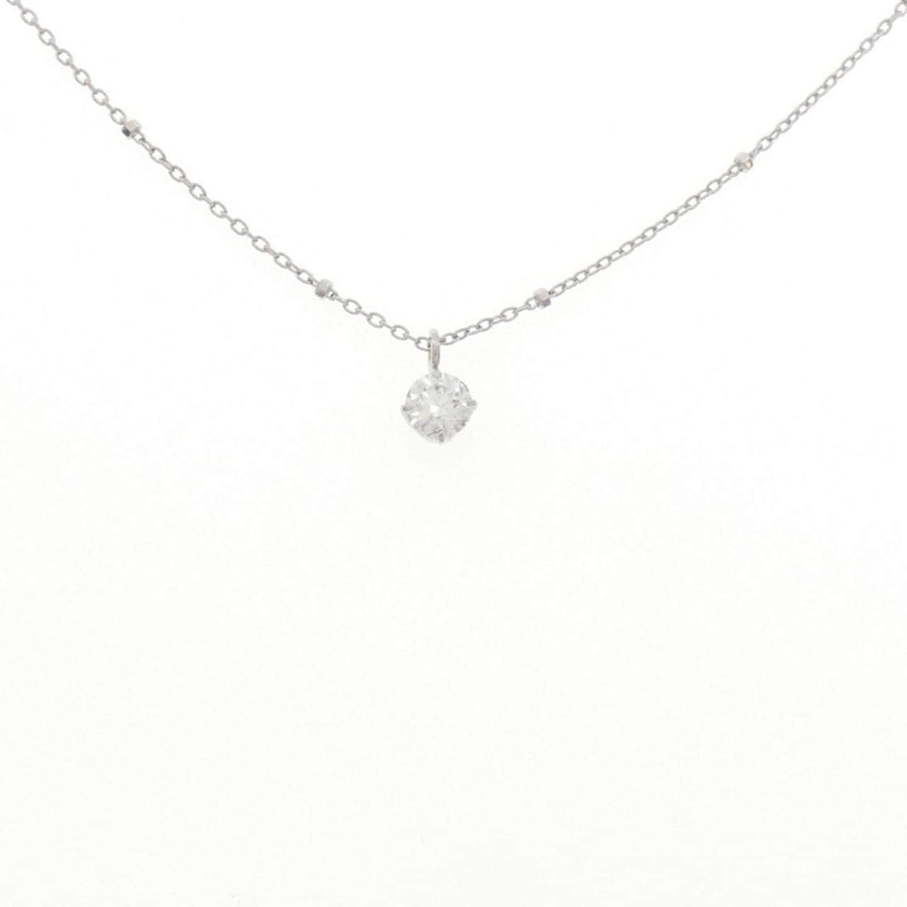 PT ソリティア ダイヤモンド ネックレス 0.301CT