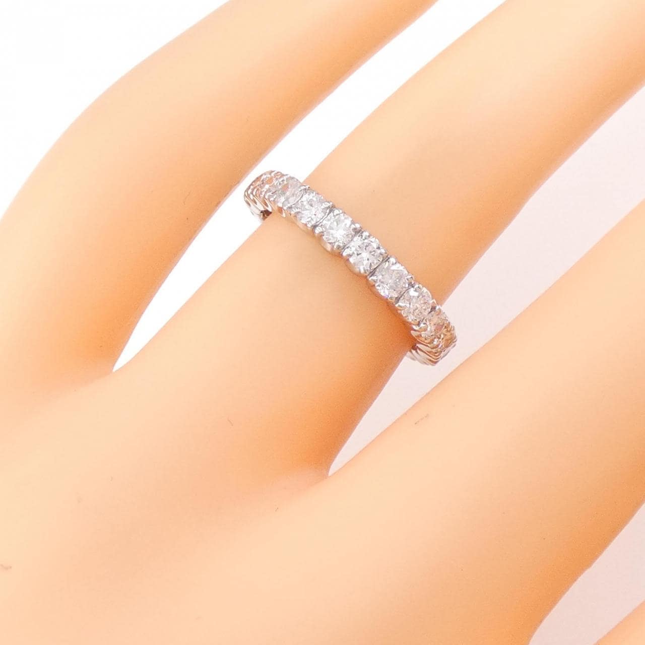 PT ハーフエタニティ ダイヤモンド リング 1.00CT