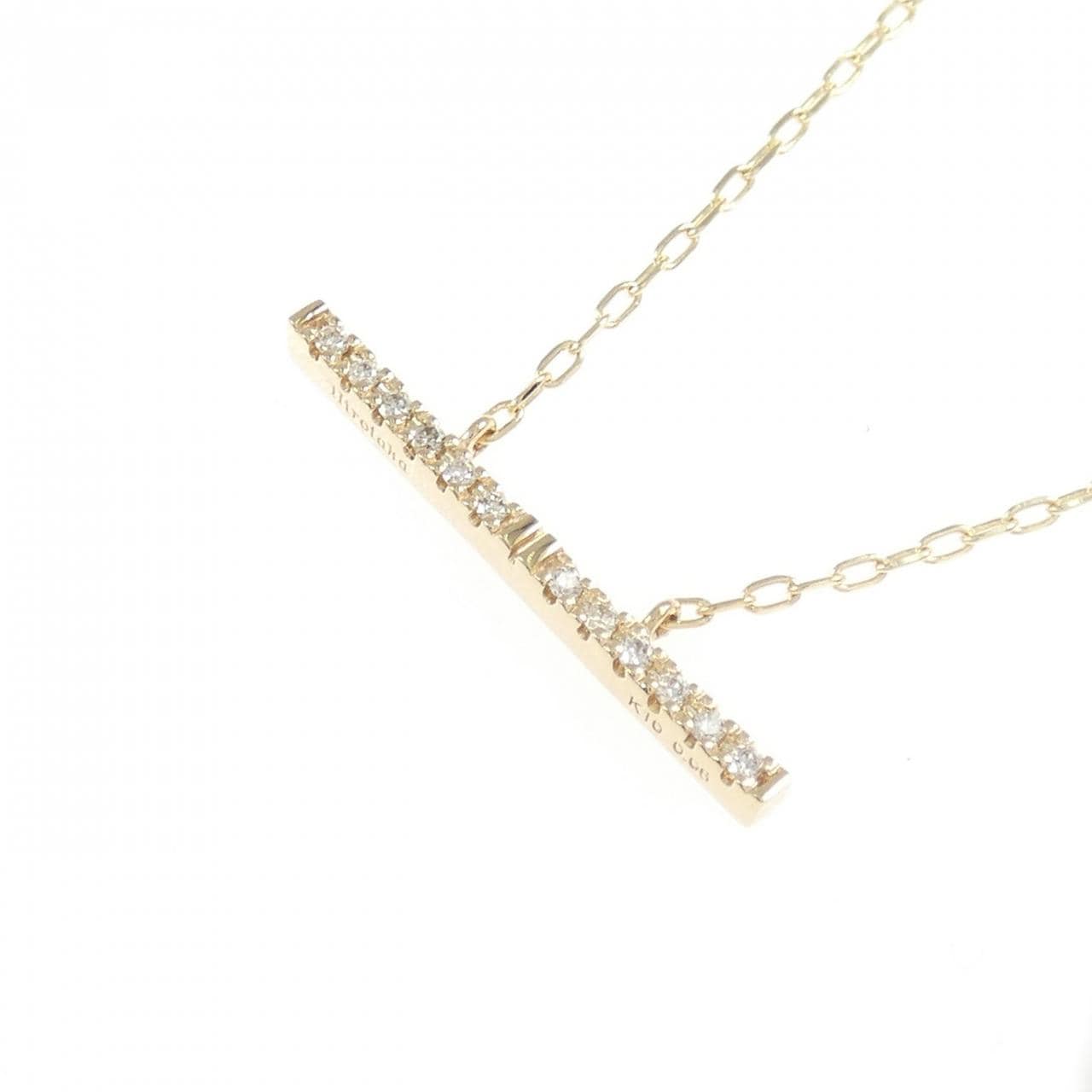 ヒロタカ トラペーズ ネックレス 0.06CT
