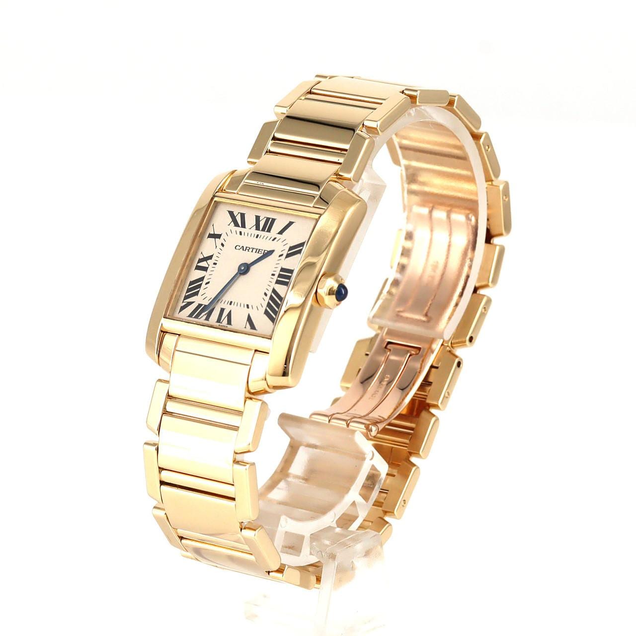 カルティエ タンクフランセーズMM YG W50003N2 YG クォーツ