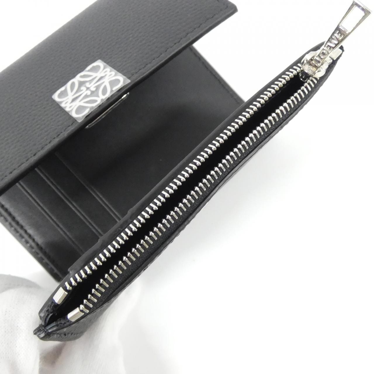 【新品】ロエベ アナグラム スモール バーティカル ウォレット C821S33X12 財布