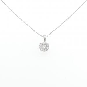 750WG/K18WG ダイヤモンド ネックレス