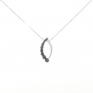 K18WG ダイヤモンド ネックレス 0.15CT