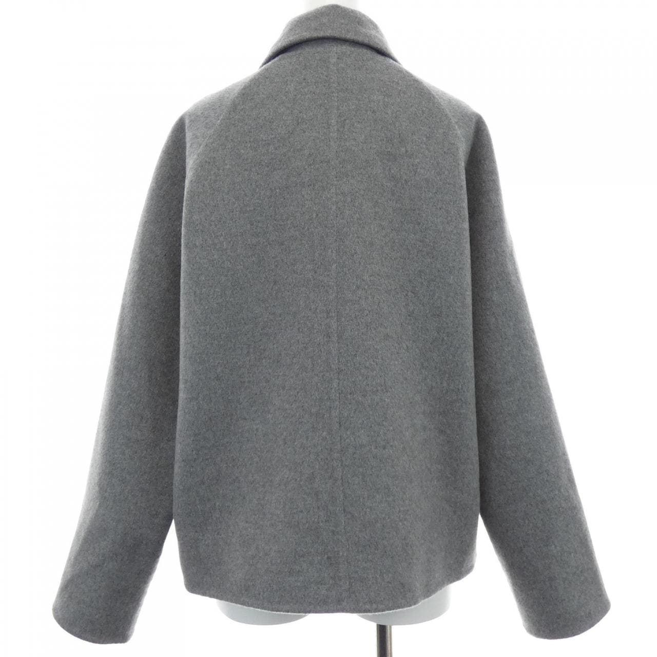 エルメス HERMES ダブルフェイス クルードセル ラムスキンボタン 4H0102DA ジャケット