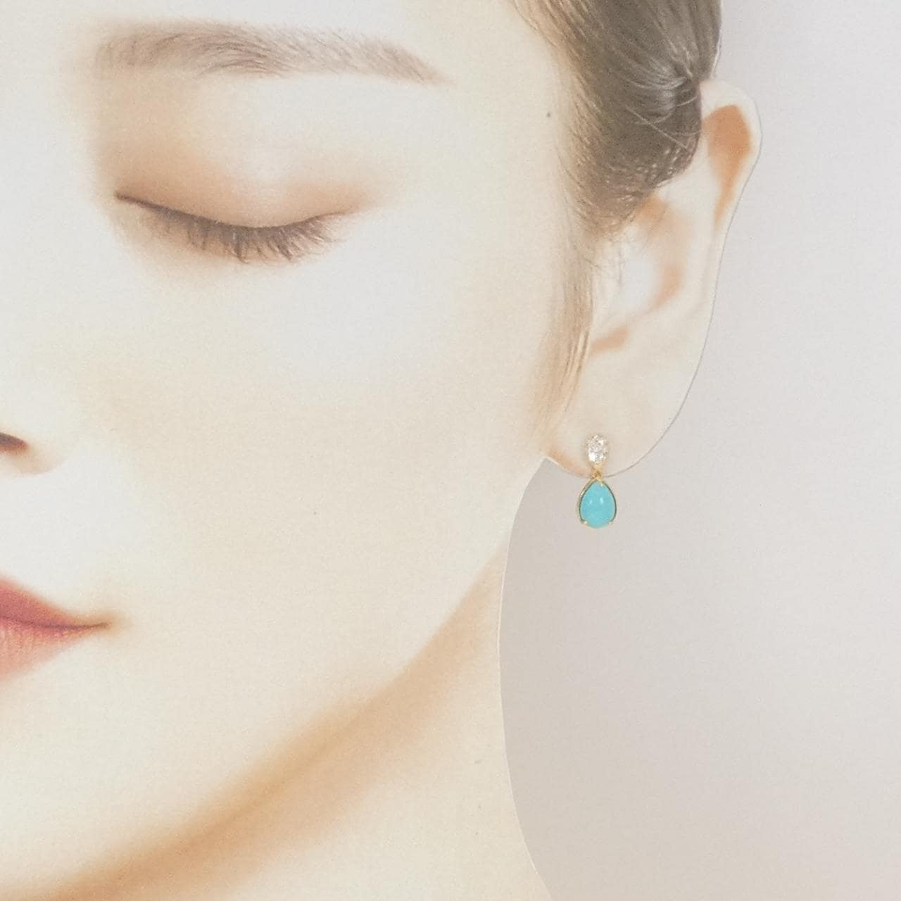 ヴァンドーム ターコイズ ピアス