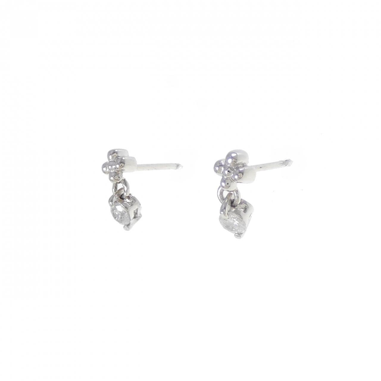 PT/PT900 ダイヤモンド ピアス 0.14CT