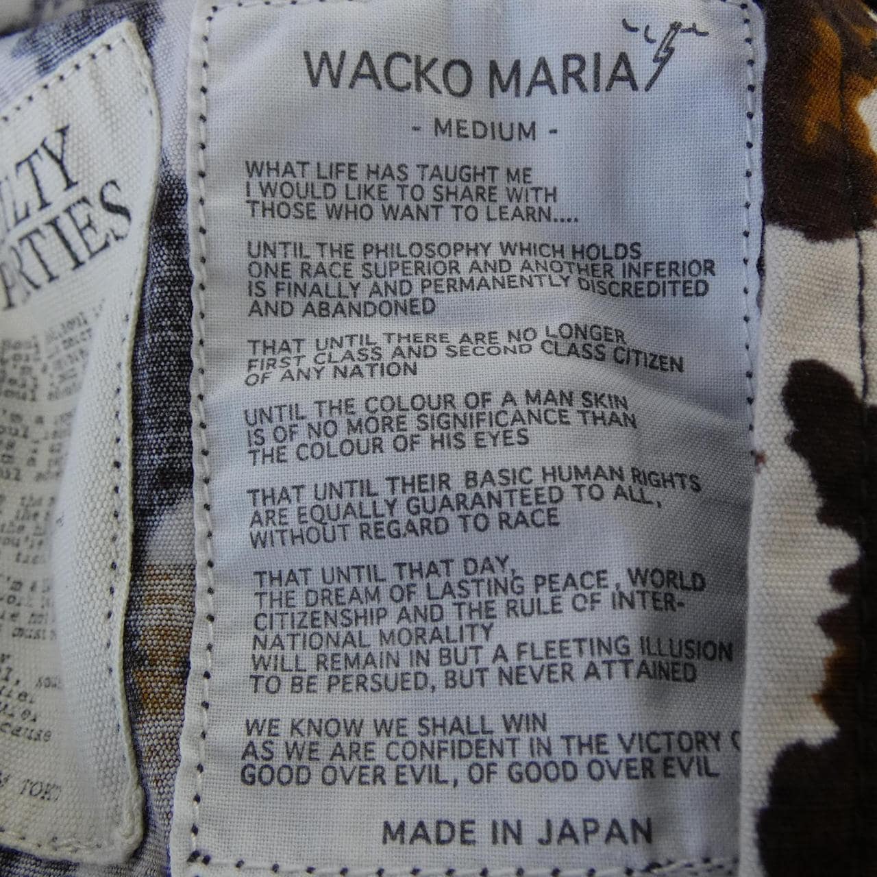 ワコマリア WACKO MARIA ジャケット