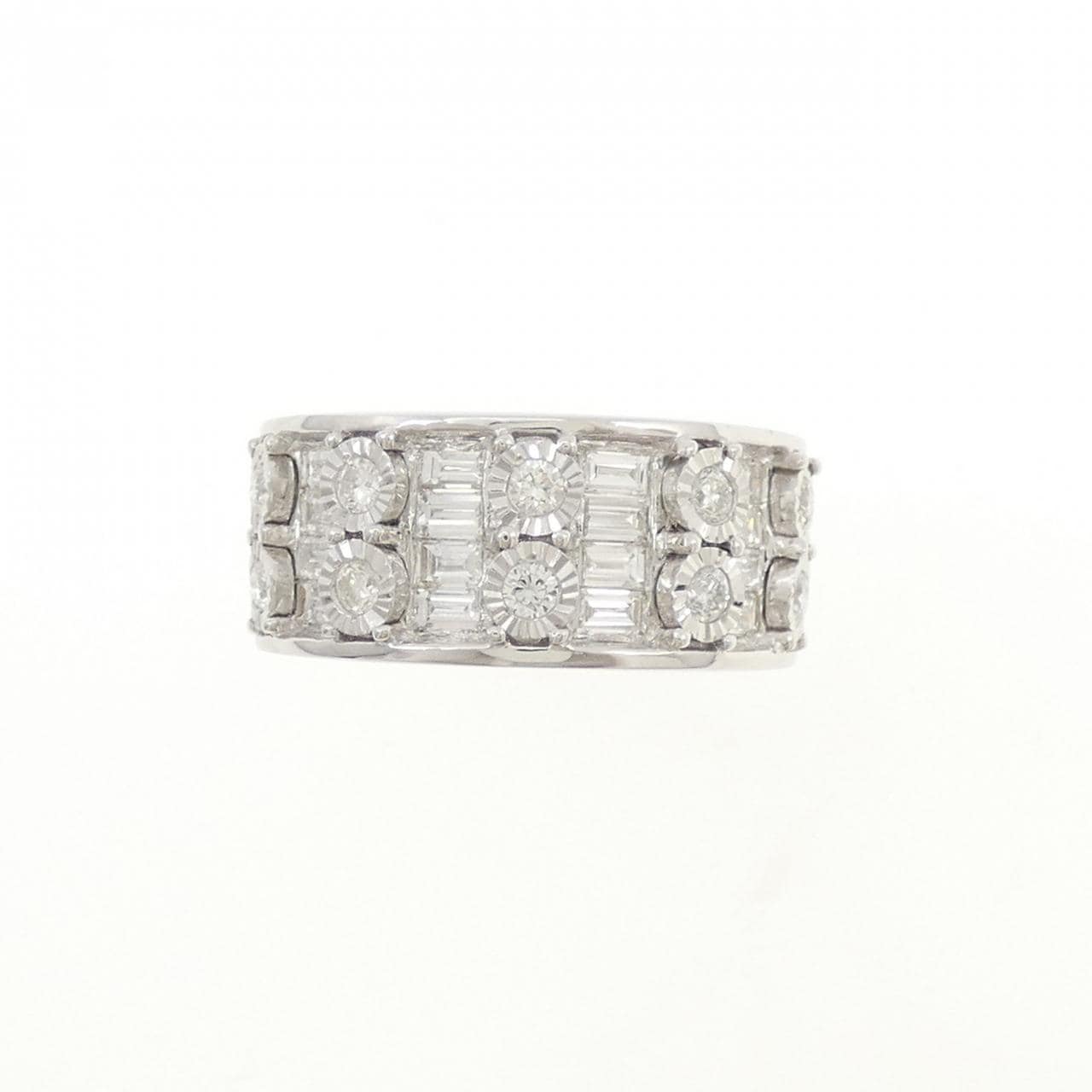 K18WG ダイヤモンド リング 0.90CT