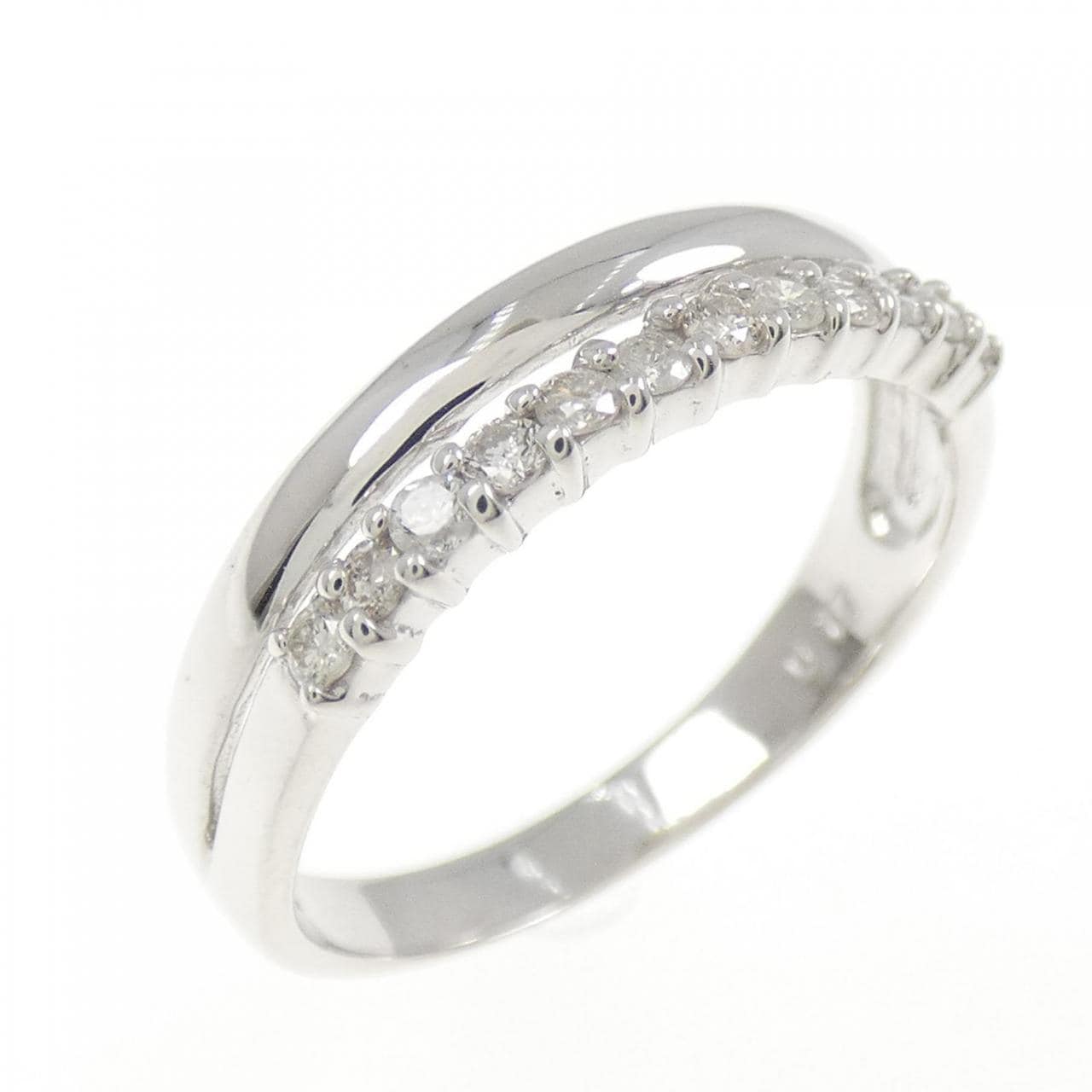 K18WG ダイヤモンド リング 0.17CT