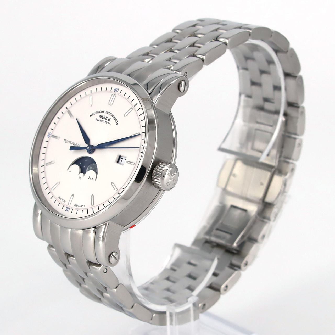 [新品] MUHLE GLASHUTTE IV 月相 M1-44-05-MB SS自動上弦