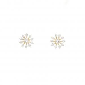 【リメイク】K18YG ダイヤモンド ピアス 0.30CT