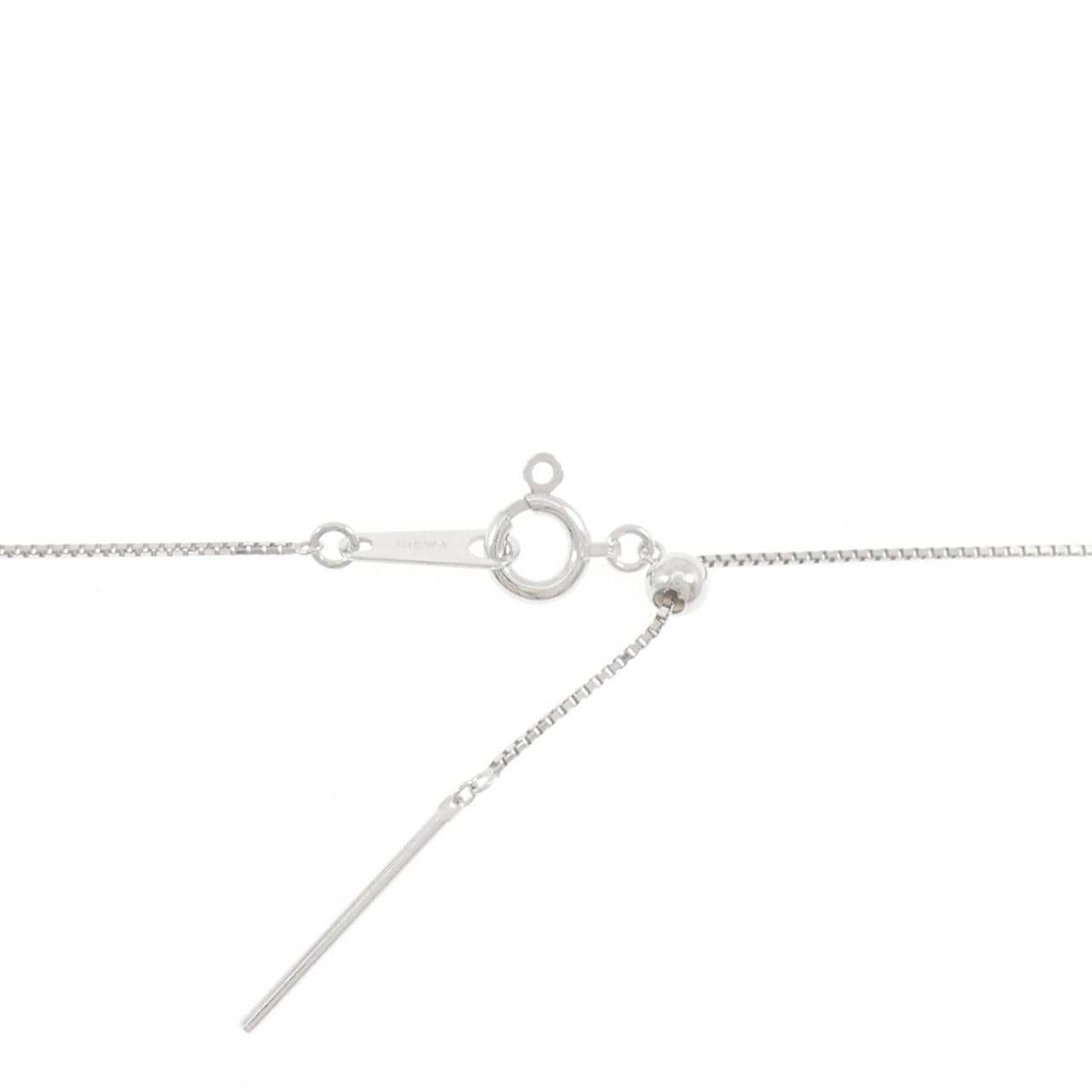 K18WG ダイヤモンド ネックレス 0.34CT