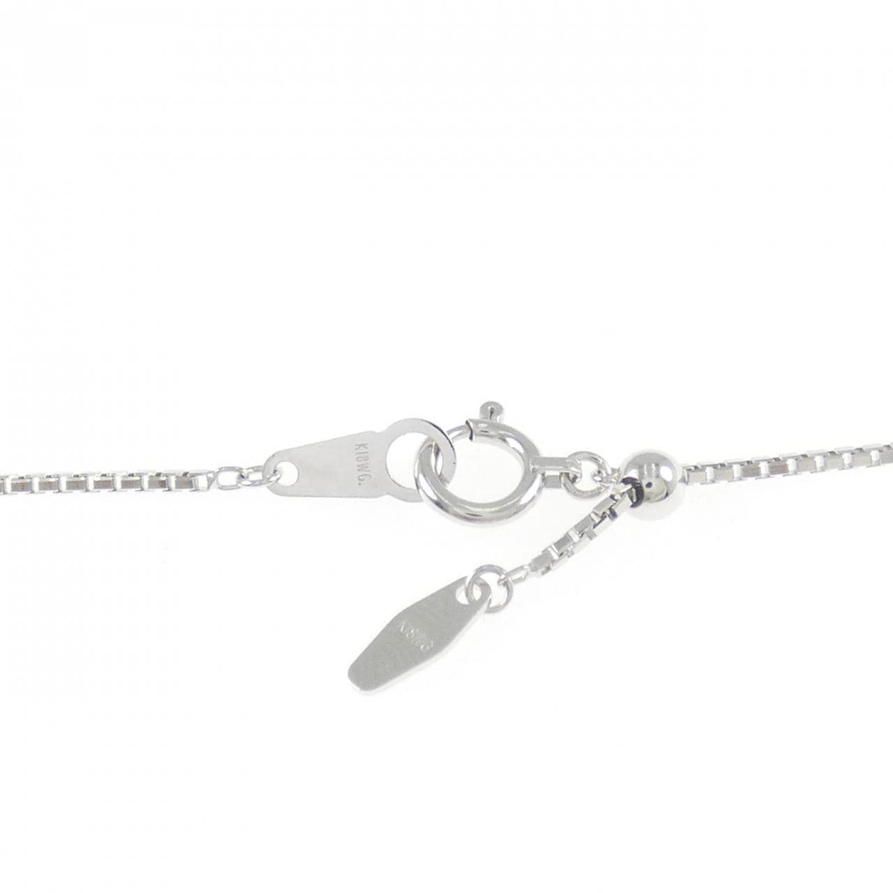 K18WG トルマリン ネックレス 0.38CT