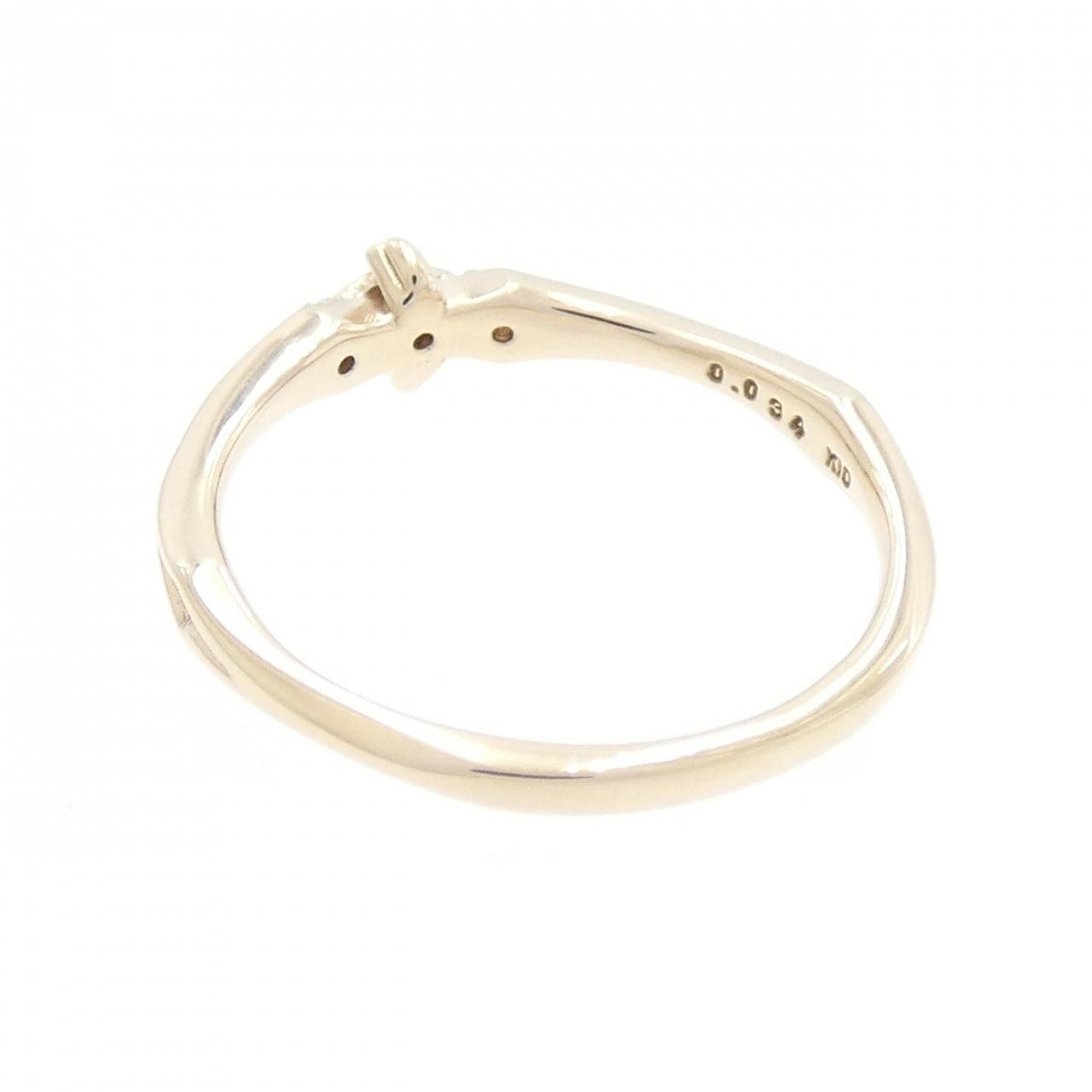 アガット ダイヤモンド リング 0.034CT