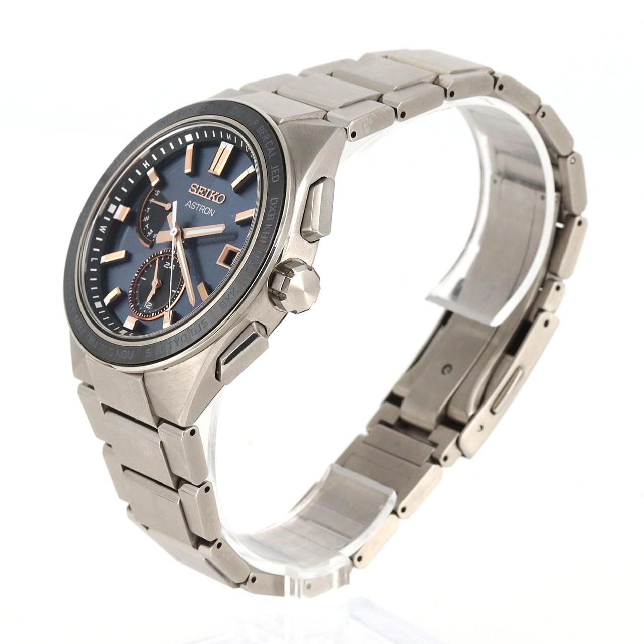 セイコー アストロン 電波時計 8B63-0BD0/SBXY053 TI ソーラークォーツ