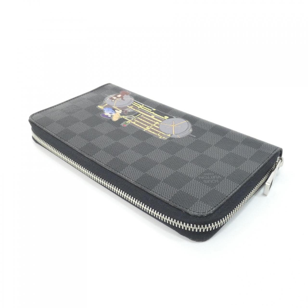 ルイヴィトン ダミエ グラフィット(レイ イリュストレ) ジッピー オーガナイザー N63002 財布