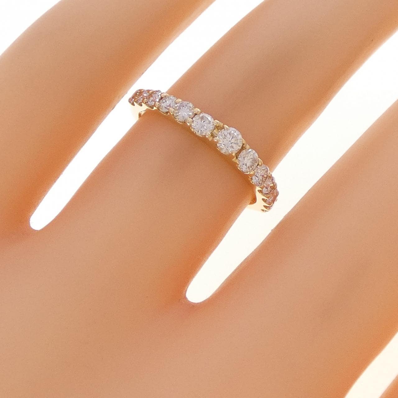 K18YG ダイヤモンド リング 0.50CT