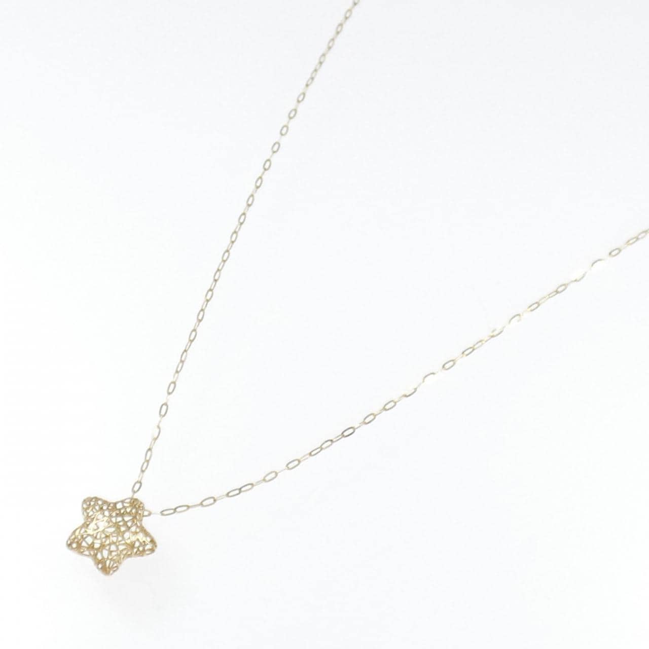 K18YG Star Necklace