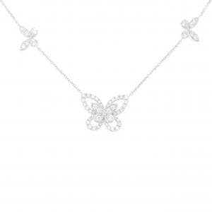Graff Mini Butterfly Silhouette Necklace