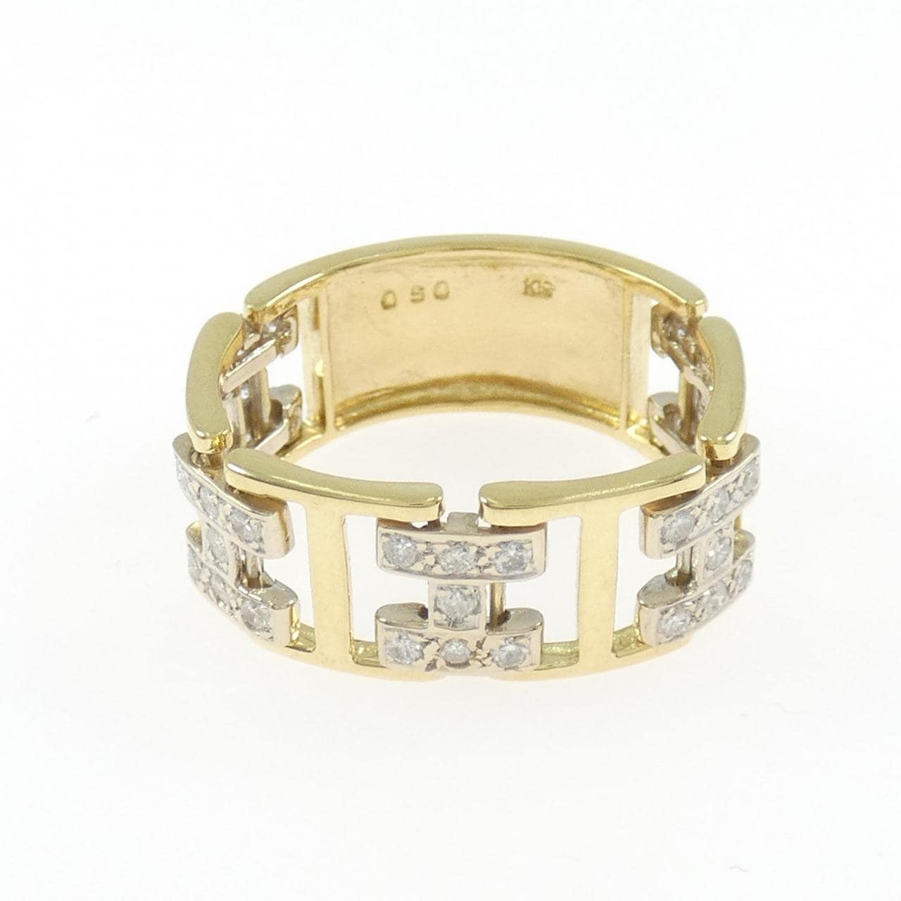 K18YG ダイヤモンド リング 0.50CT