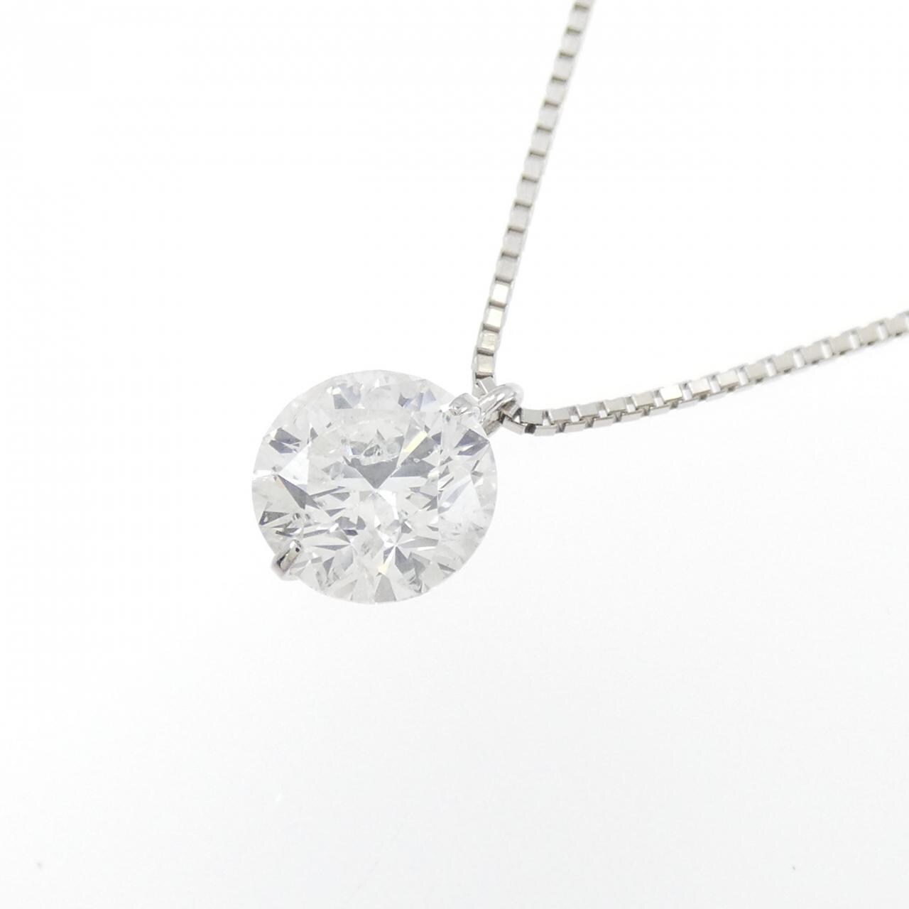 PT850 ソリティア ダイヤモンド ネックレス 0.57CT