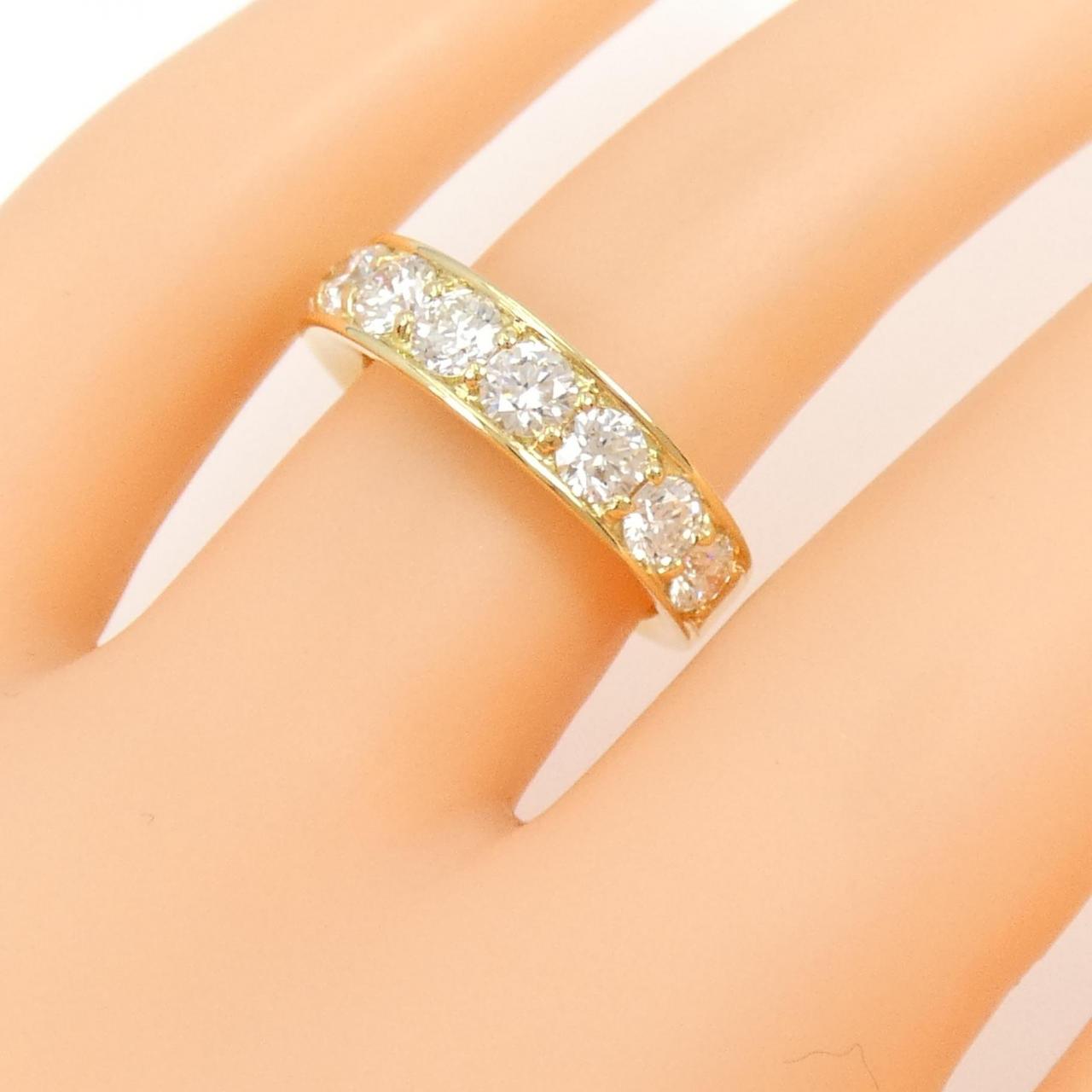 [BRAND NEW] K18YG Diamond Ring 1.511CT G VS2-SI1 EXT-VG