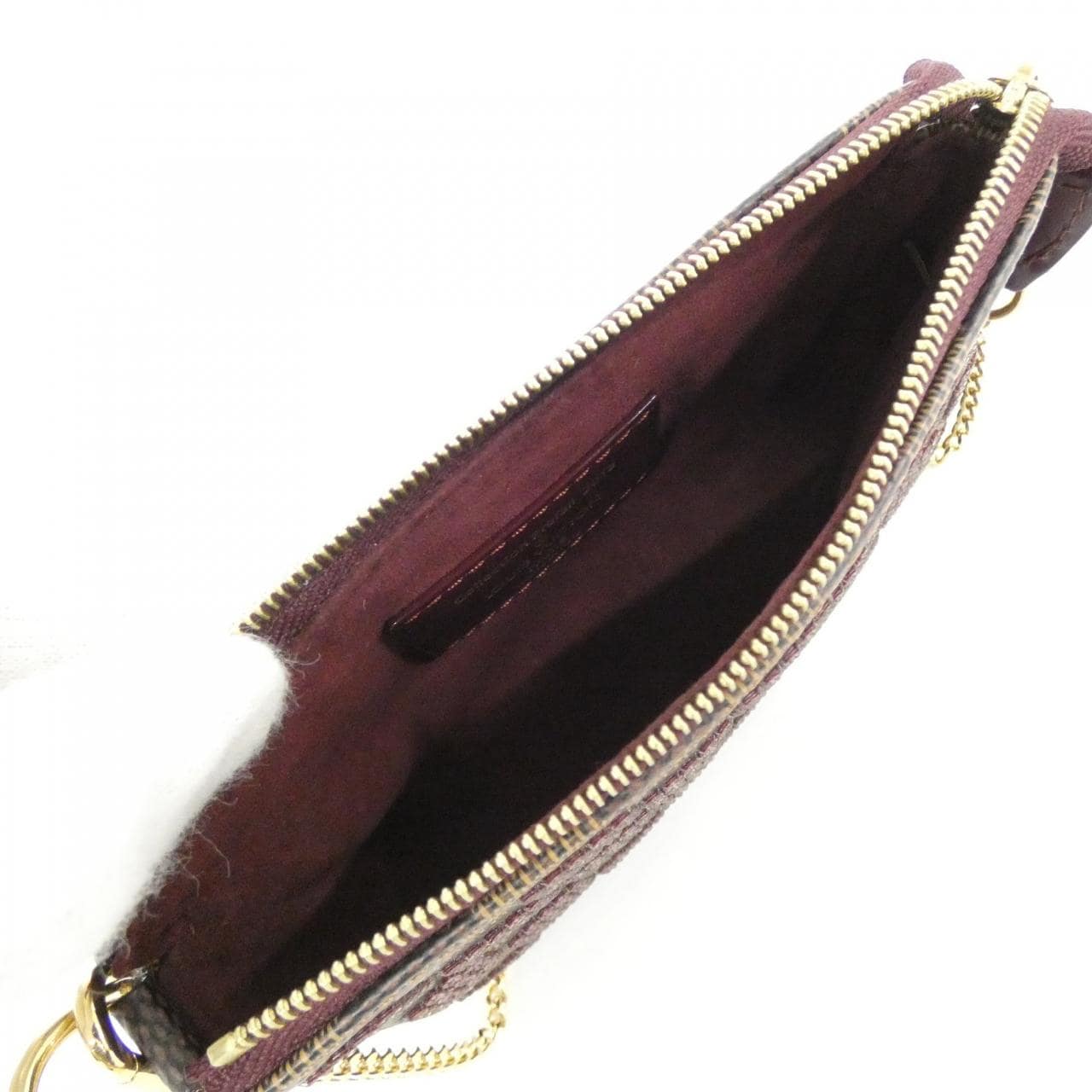 ルイヴィトン ダミエ パイエット ミニ ポシェット アクセソワール N63177 アクセサリーポーチ