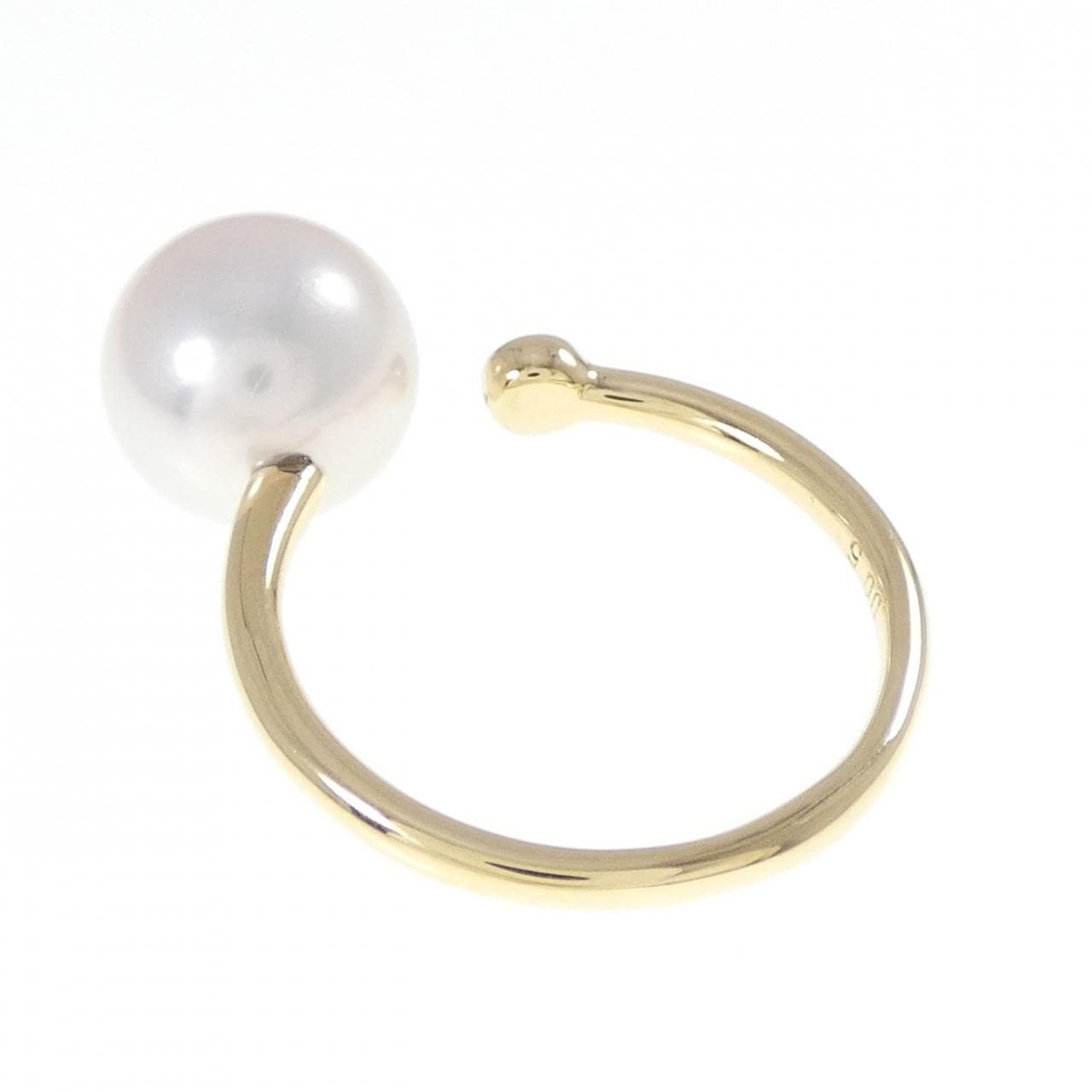 K18YG アコヤパール リング 9.6mm