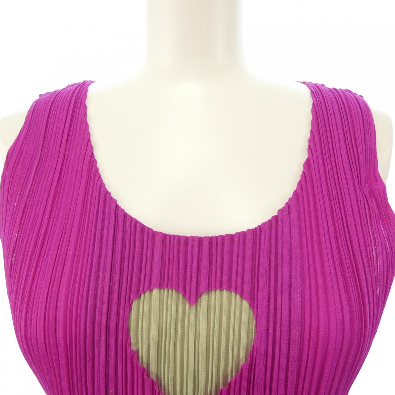 【ヴィンテージ】プリーツプリーズ PLEATS PLEASE 2006 ハート PP64-JK251 トップス