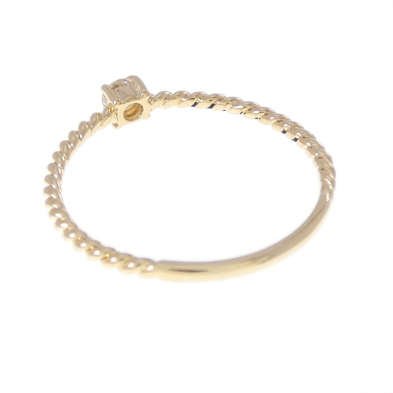 K18YG ダイヤモンド リング 0.09CT