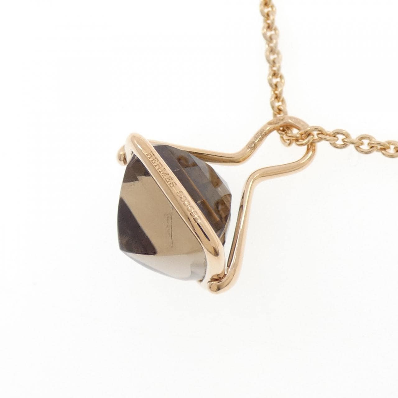 エルメス スモーキークォーツ ネックレス