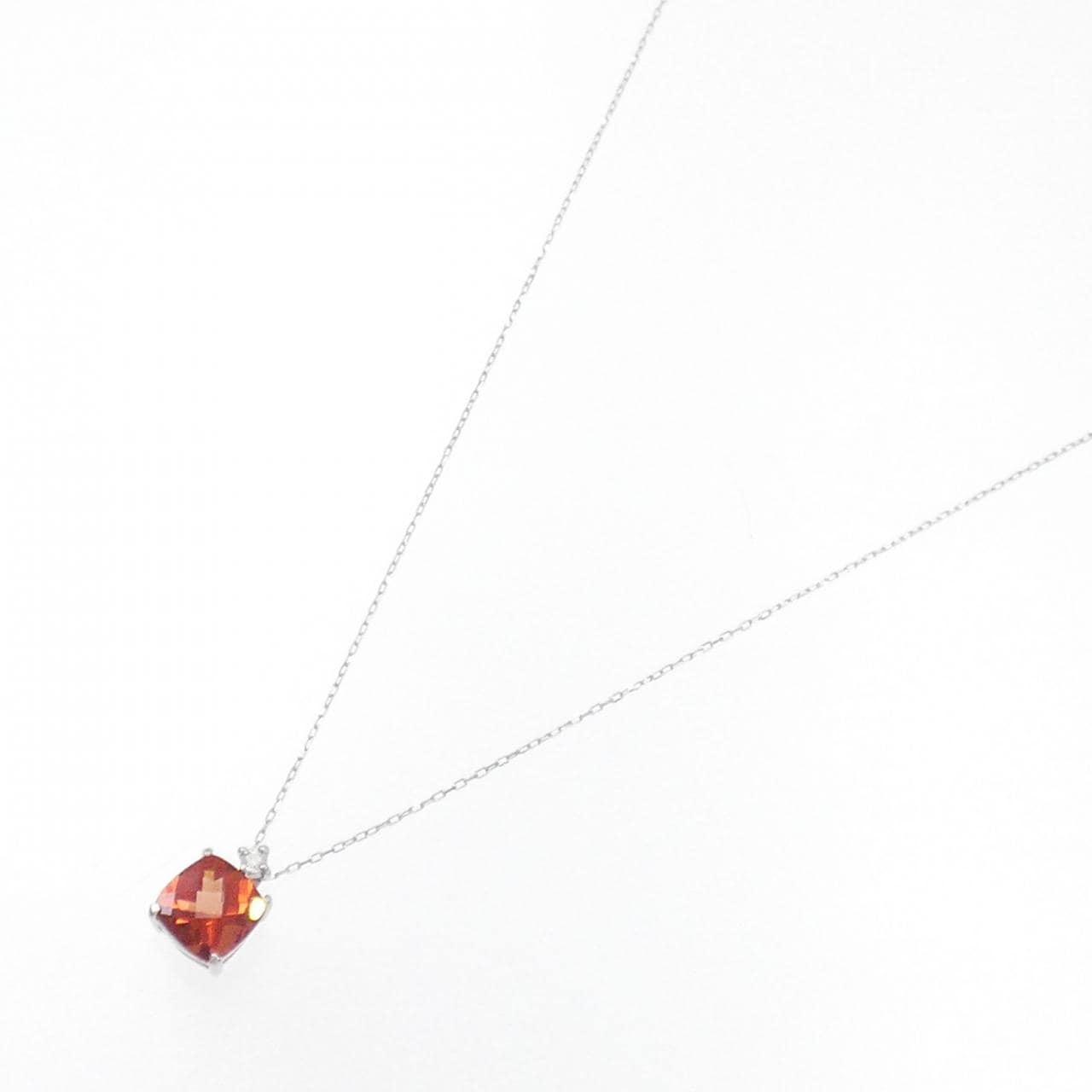 K18WG アンデシン ネックレス 0.68CT