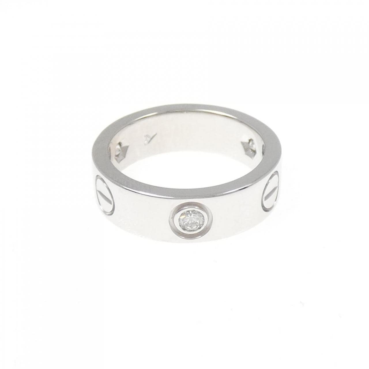 CARTIER LOVE half 钻石指