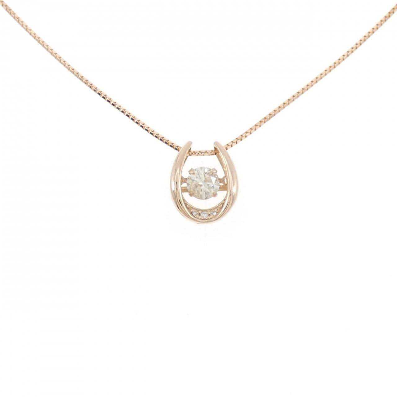 K18PG ダイヤモンド ネックレス 0.25CT