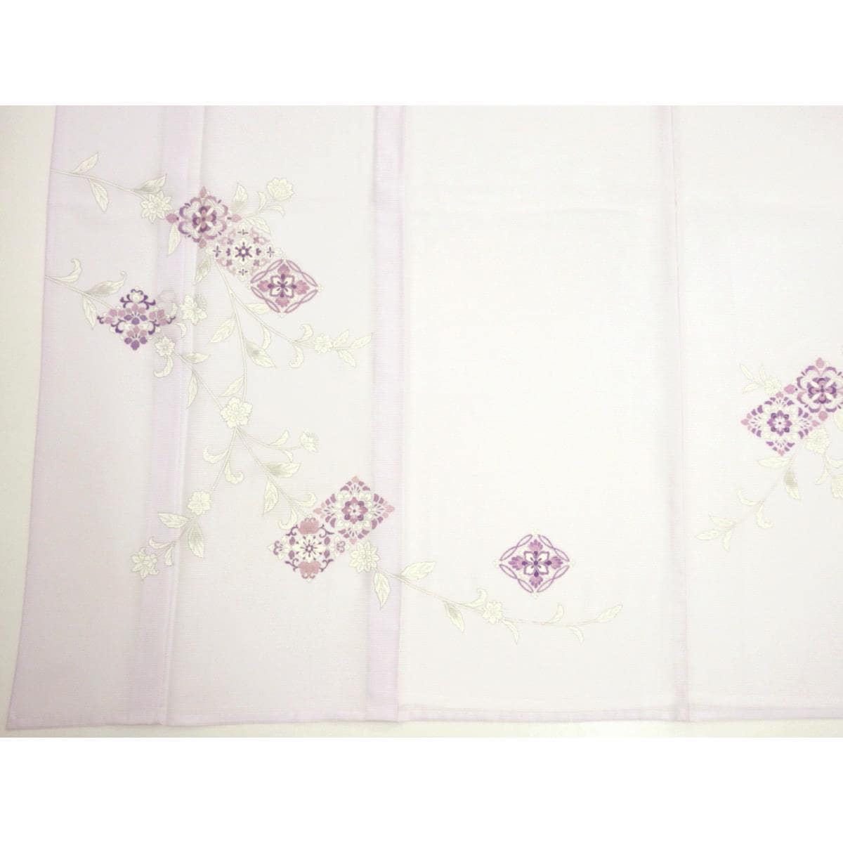 【新品】単衣　駒絽訪問着　友禅銀彩加工