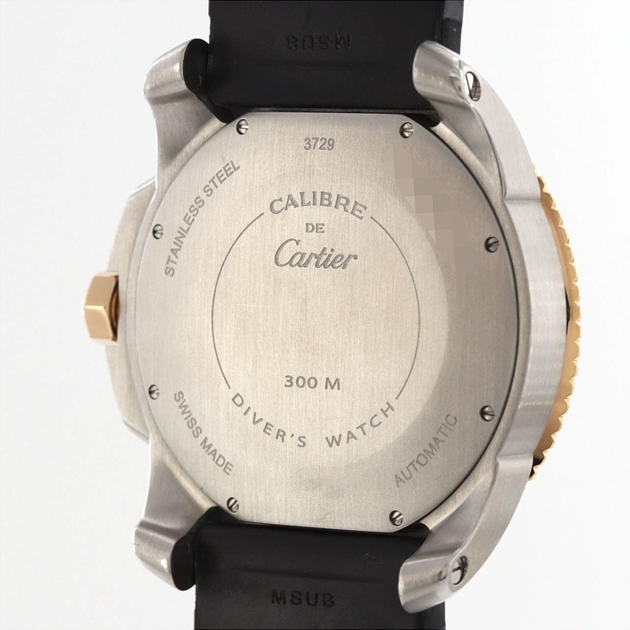 【ノーメンテナンス還元価格】カルティエ カリブル･ドゥ･カルティエダイバー PGコンビ W7100055 SSxPG 自動巻