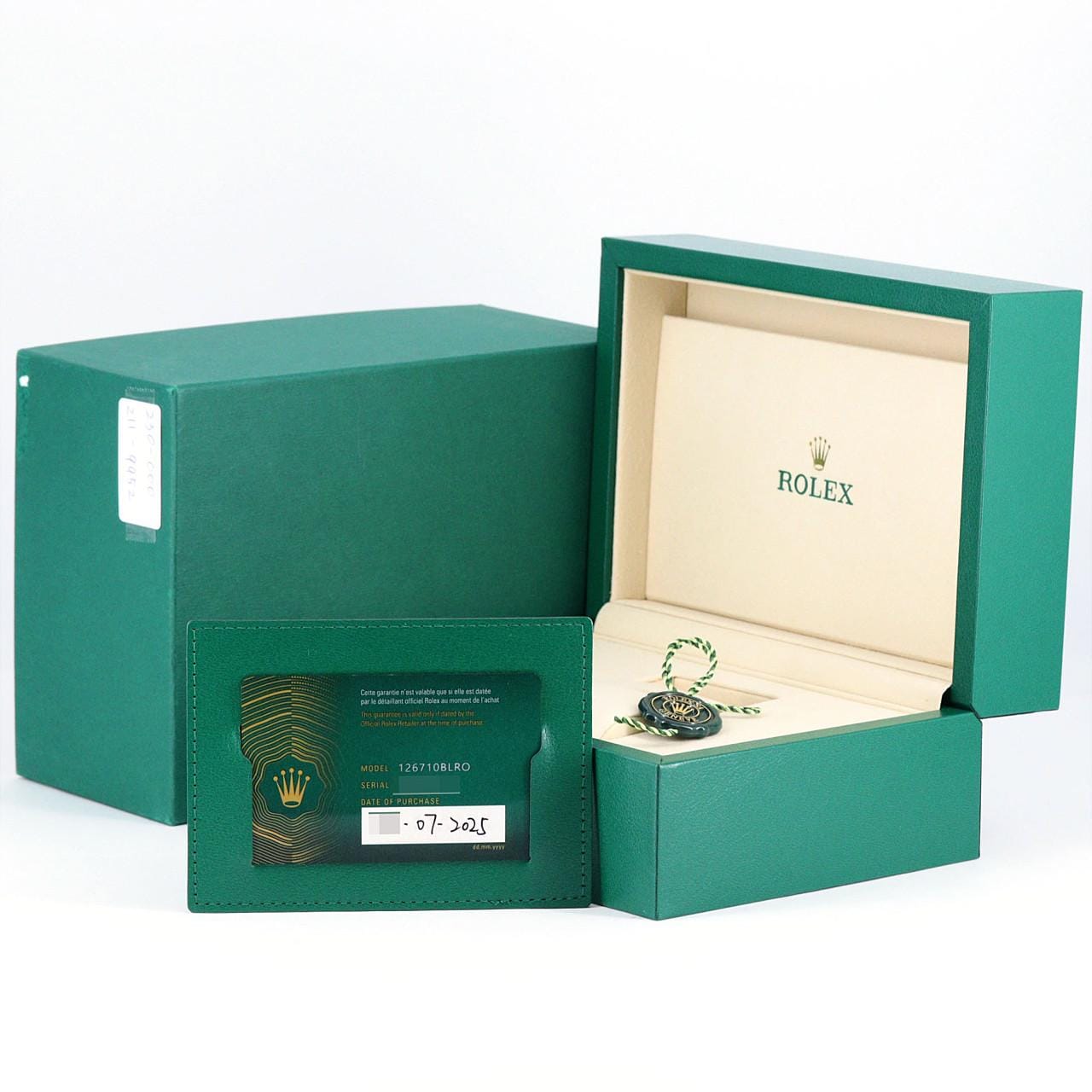 ロレックス GMTマスターⅡ 126710BLRO･3 SS 自動巻 ランダム番