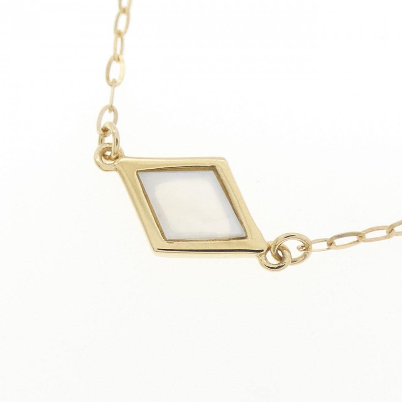 K18YG マザーオブパール ネックレス