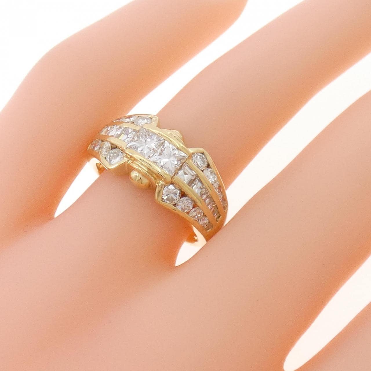 750YG ダイヤモンド リング 1.81CT