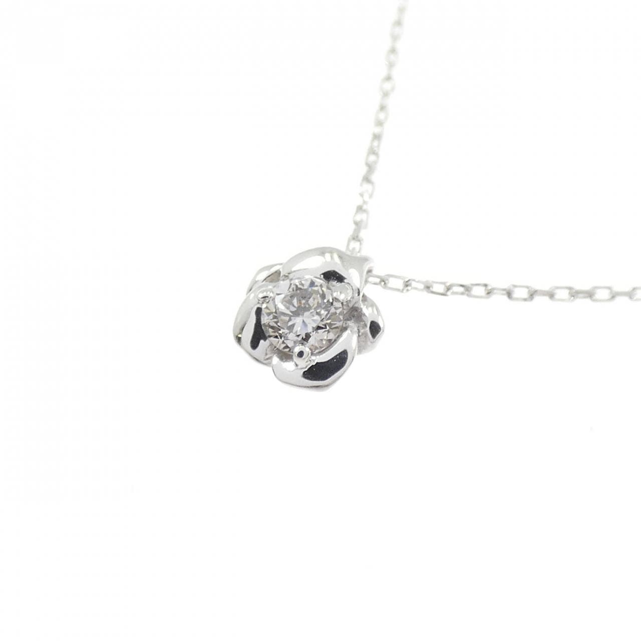 K10WG ダイヤモンド ネックレス 0.05CT