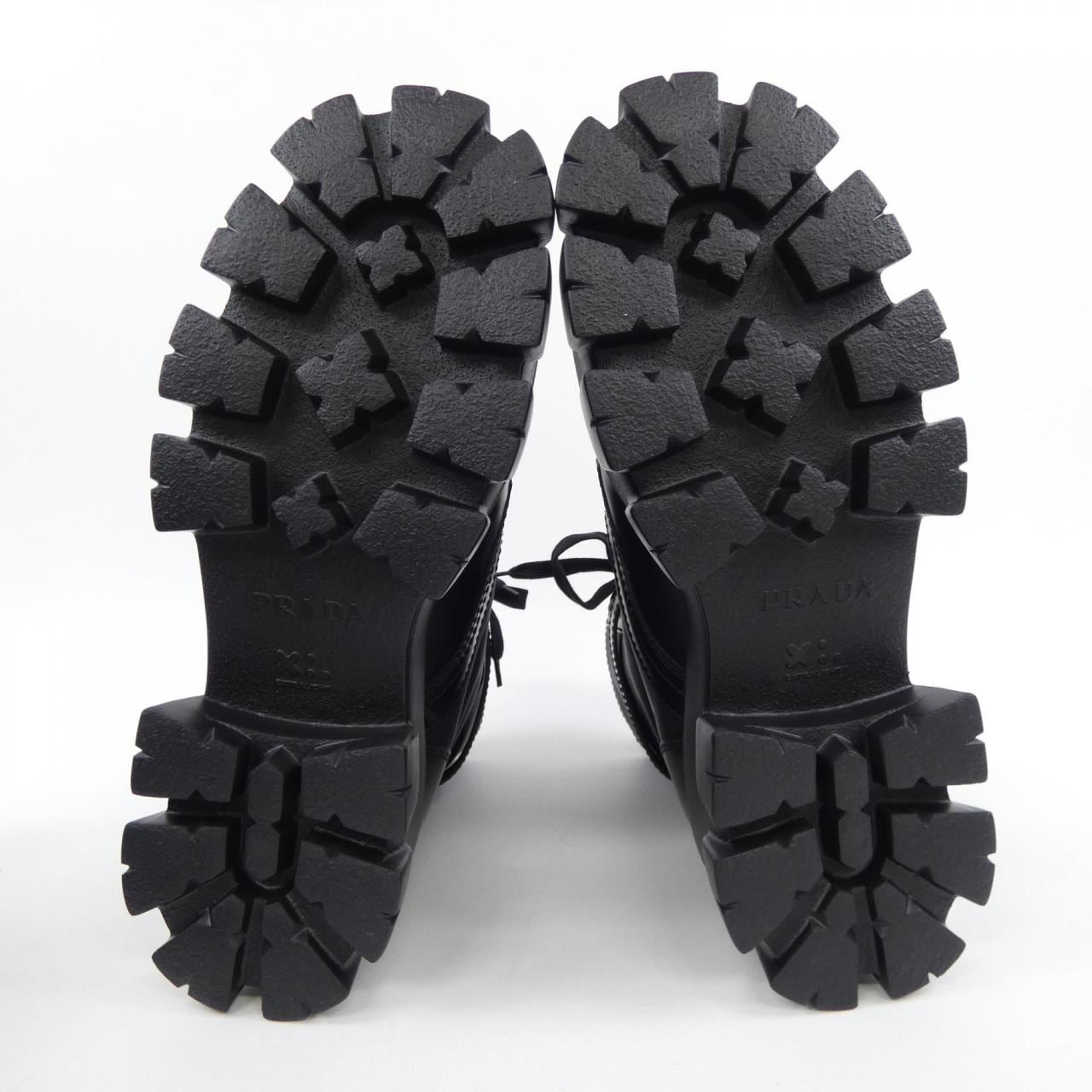 プラダ PRADA モノリスポーチ付き 2UE007 トライアングルロゴ ブーツ