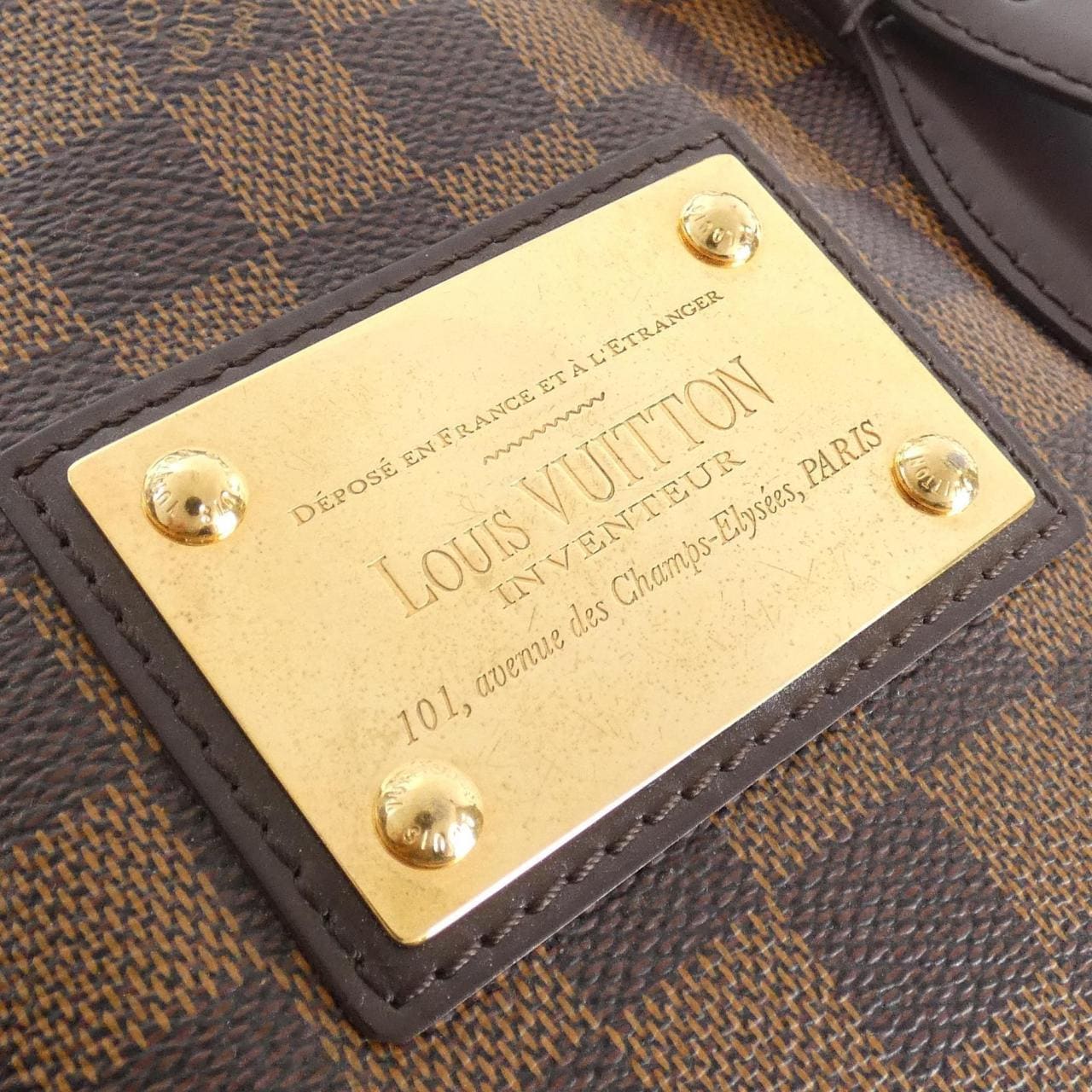 LOUIS VUITTON Damier Hampstead 中號包 N51204