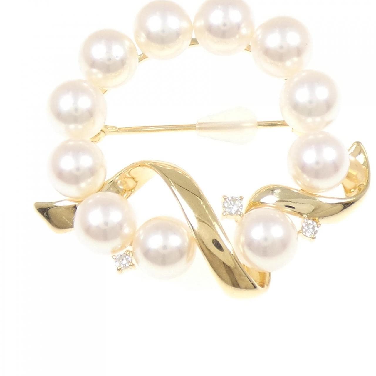 タサキ アコヤパール ブローチ