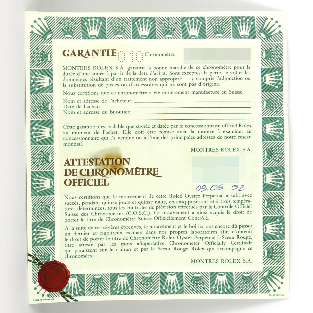 ロレックス デイトジャスト 16233 SSxYG 自動巻 X番