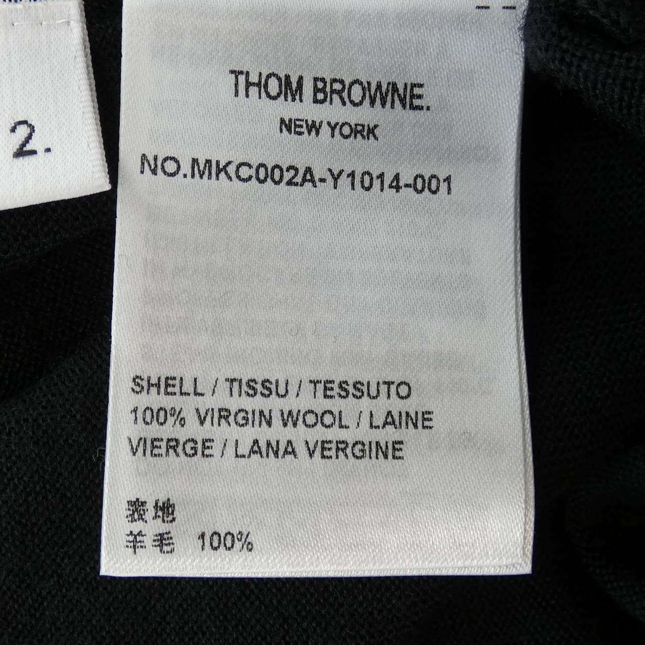 トムブラウン THOM BROWNE MKC002A-Y1014-001 カーディガン