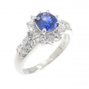 PT900 サファイヤ リング 0.76CT
