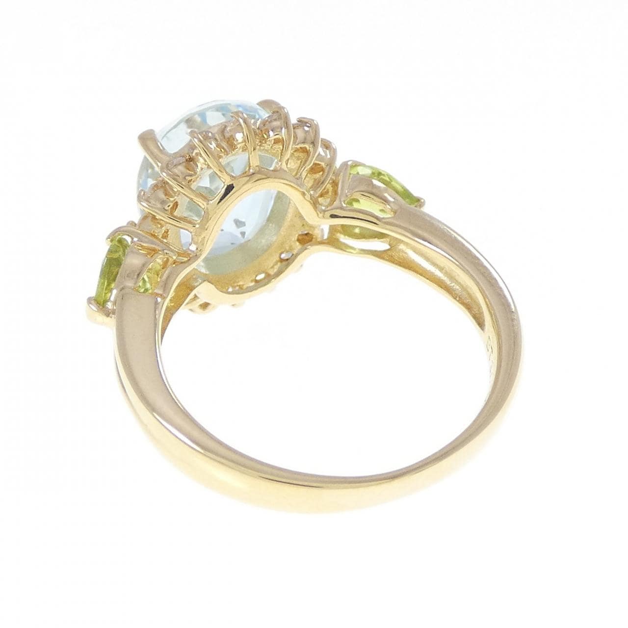 K18YG カラーストーン リング