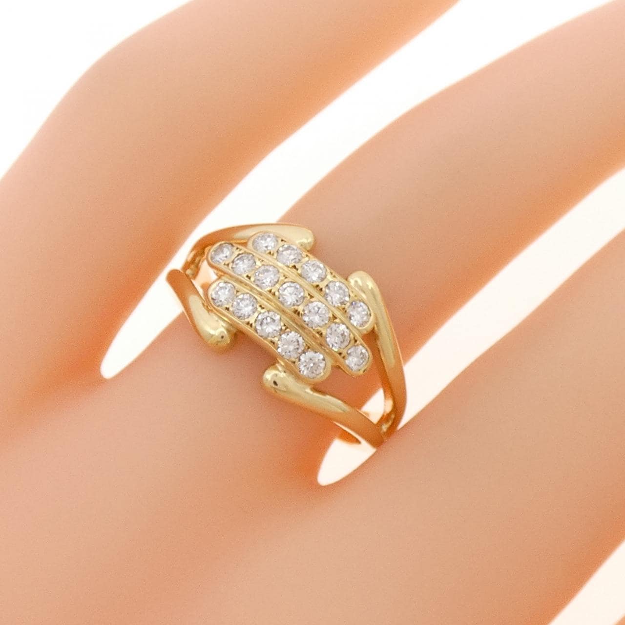 ミキモト ダイヤモンド リング 0.35CT