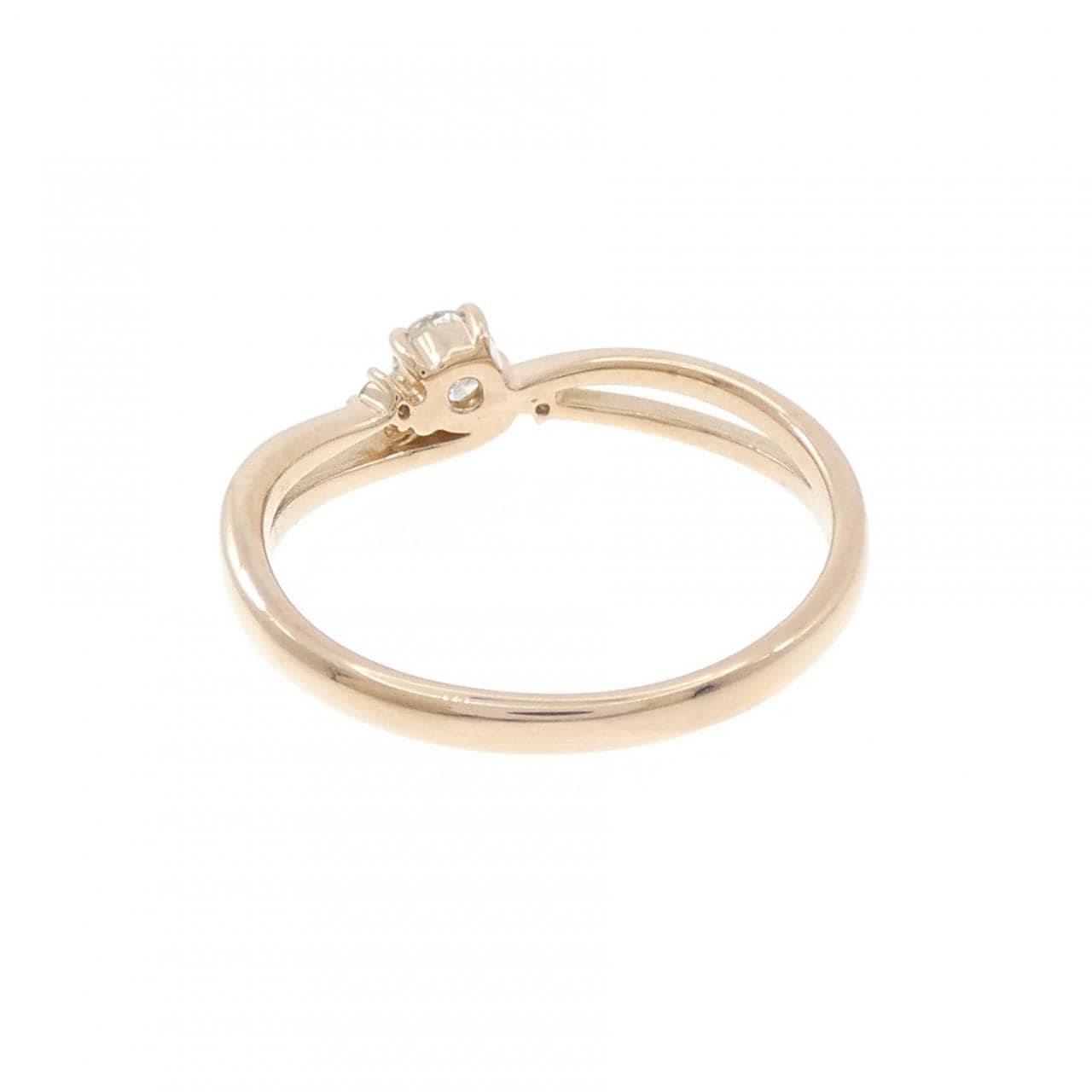 K18PG ダイヤモンド リング 0.16CT