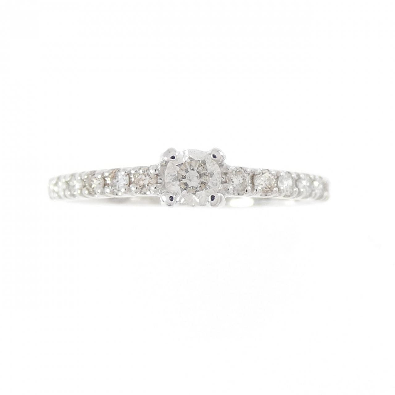 K18WG ダイヤモンド リング 0.30CT